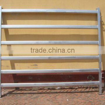 galvanized steel portable cattle yard panel with gate