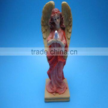 Beautiful Polyresin Lady Angel Statue for Home Decoration photo-5