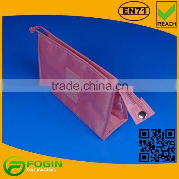 Pink Nice Promotional Makeup Bag Polyester Cosmetic Pouch photo-3