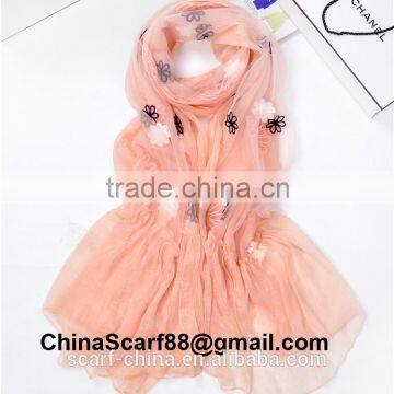 Wholesale fringe chiffon scarf