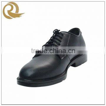 2015 man dress black leather army safety police officer shoes