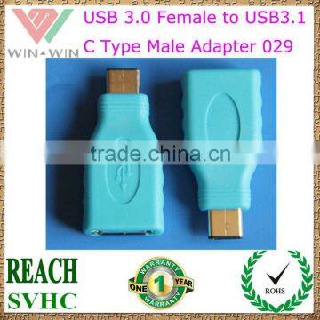 New Reversible USB 3.0 Female to Type C Male USB 3.1 Adapter 029