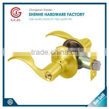 American style keyed zinc alloy door lever handles locks door handle
