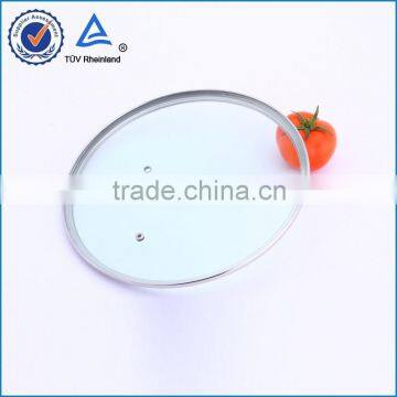 Beatiful clear flat glass cover with two handle holes