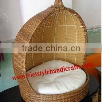 Viet Style animal house made from natural rattan, poly rattan ,water hyacinth