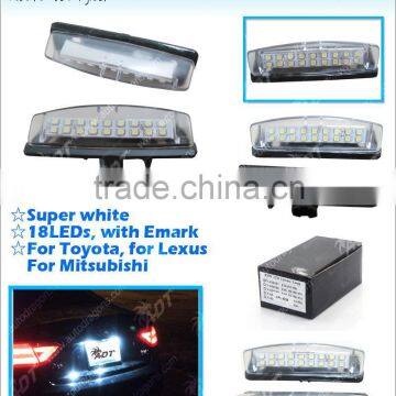 2x White Error Free LED License Plate Lamps For Lexus IS GS ES RX for Toyota for Prius photo-6