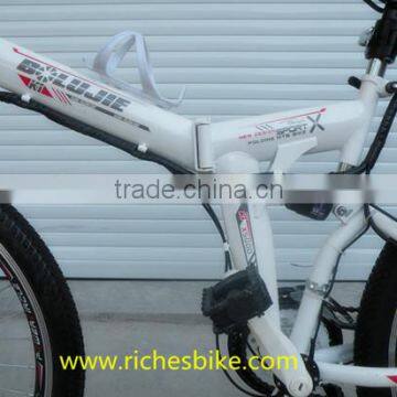 26 Inch Folding Mountain Electric Bike With Rear Battery (Model FLD26)