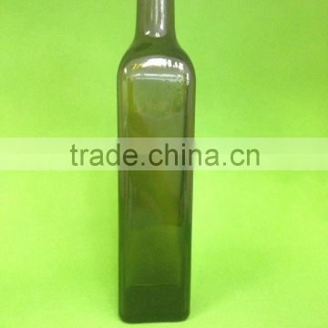 Argopackaging 500cl dark green decorative glass olive oil bottle