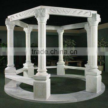 nature stone pavillion gazebo