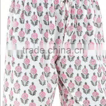 Indian Hand Block Printed Arabian Palazzo Pant For Women photo-3