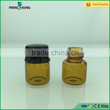 2ml amber glass essential oil bottle tube bottle with cap test