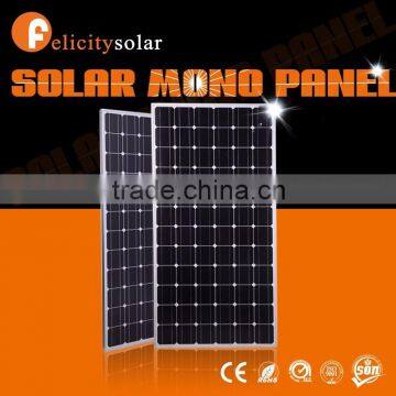 Felicitysolar 200W Monocrystaline silicon solar pv panel for solar home system
