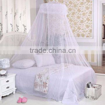 China supplier bed canopy hanging round mosquito net for bedroom