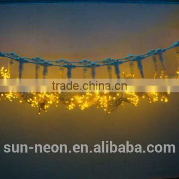 Colorful 2*3M/2*5M/OEM Outdoor Rubber Decorative Curtain Light for Chirstmas and Holiday