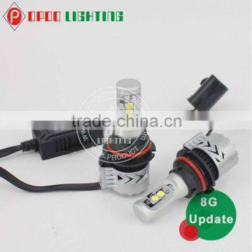 2016 New Products H4 Led Headlight, 8th Generation 6000lm Car Lights H4 Led Headlight
