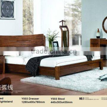 solid wood bed Iran style wooden bed set