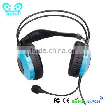 2014 attractive design stereo neckband wired gaming headset with earhook