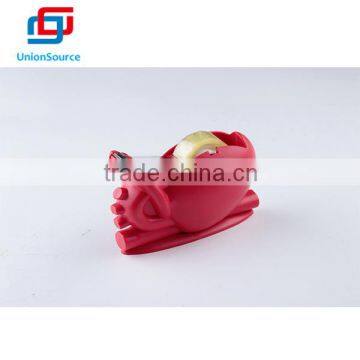 adhesive tape holder, plastic material,heart tape cutter