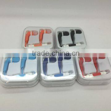 2016 6u Earphone with Mic Volume Control For Samsung, Earphone for iPhone 6s