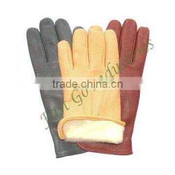 Wholesale Men leather mitten gloves leather dress gloves