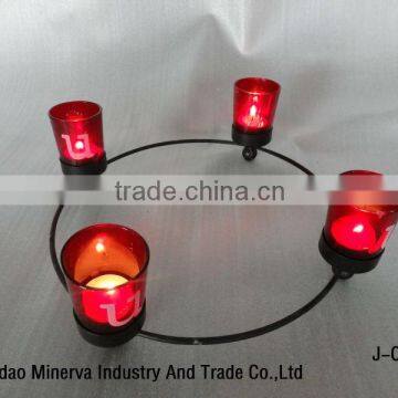 Factory Wholesale Customize Metal Candle Holder For Glass Cup/Metal Candle Stick