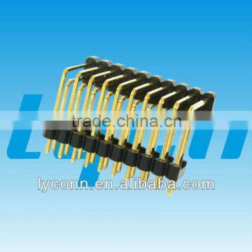 Pin header 2.54mm Single Row/Right Angle pin connector