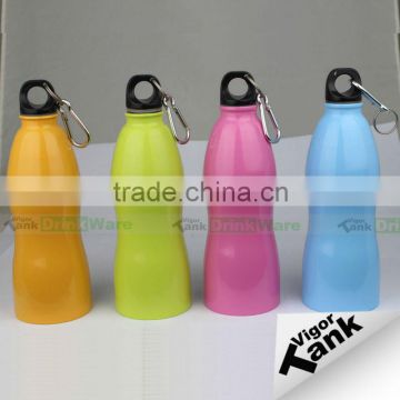 Customizable Stainless Colorful Bottle in Elegant Curve Shape