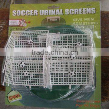 soccer urinal screen with customized package