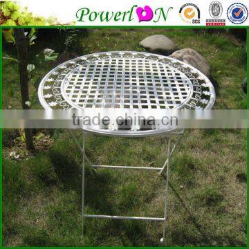 Popular Antique Foldable Wrough Iron Table and Chairs Outdoor Furniture For Home Patio Garden I25M TS05 X00 PL08-4901/4902/4903