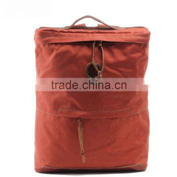 Washed Canvas Fashion School Bag Weekend Leisure Rucksack