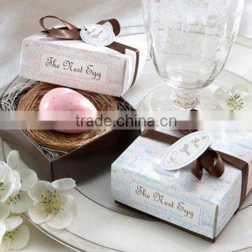 Scented Egg Wedding Soap Favor with gift box packing