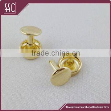 10mm High Quality Metal Light Gold Bag Rivet