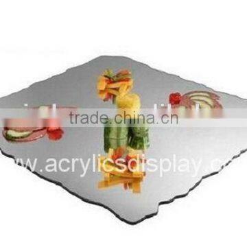 Durable best sell plastic rectangular serving tray