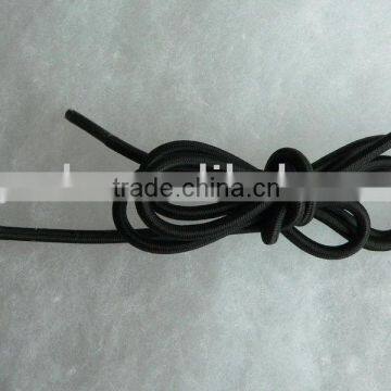 black elastic shoelaces