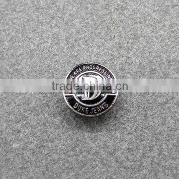 Embossing Black Shank Button Metal photo-2