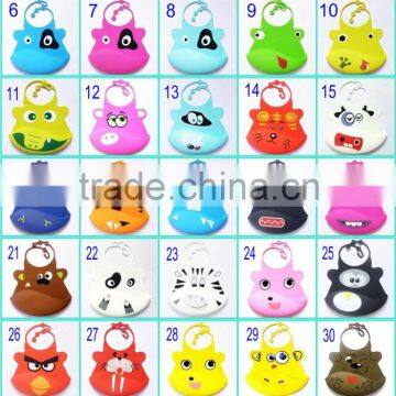 silicone baby bibs with holding bottom FS0010