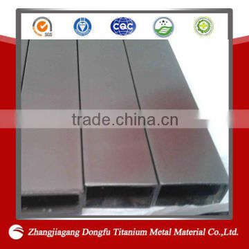 Grade 3 titanium rectangular metal seamless tube