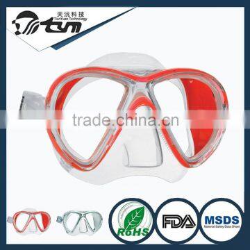 Oem Available Cheap Price Silicone Jumbo Face Skirt Design Diving Mask