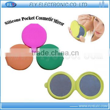 Silicone Pocket cosmetic mirror