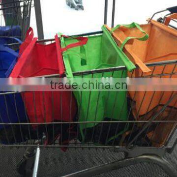 Large Capacity Folding Supermarket Trolley Shopping Bag