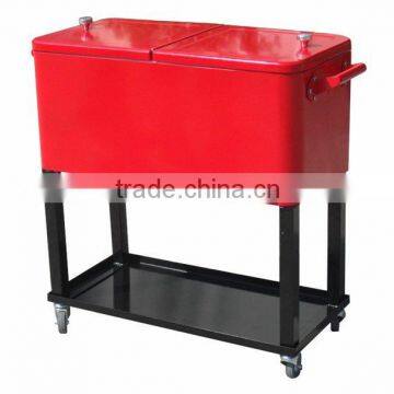 rolling patio cooler cart