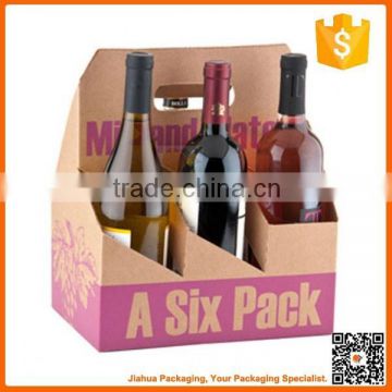 4 single bottles wine box dispenser