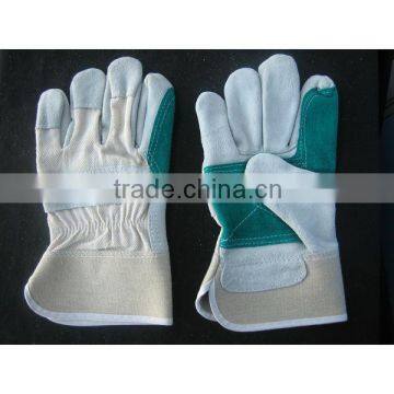 AB grade cow split leather working glove