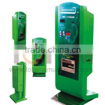 coin to bill exchange machine/ coin exchange machine put on shopping mall