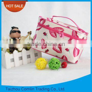 China Manufacturer New Design Handle Tote Makeup Bag Cosmetic photo-3