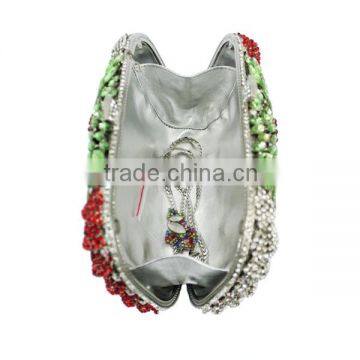 Newest Colorful Pumpkin Design Hard Case Crystal Clutch Purse Woman Handbag (8792A-C2) photo-5