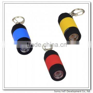 rubber flashlight Popular China led flashlight, Factory keychain led flashlight