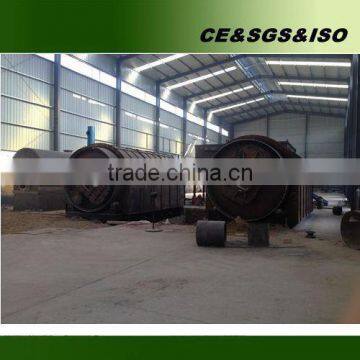Sihai machinery pyrolysis plastic to oil machine with 10 tons