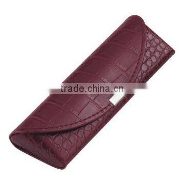 PU leather hand made steel or iron reading glasses case