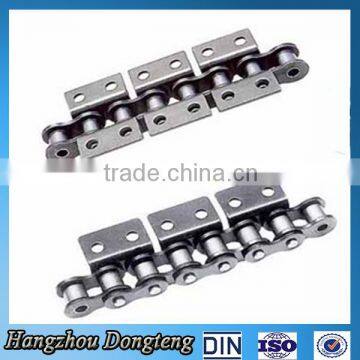 Short Pitch Stainless Steel Conveyor Chain With Attachments